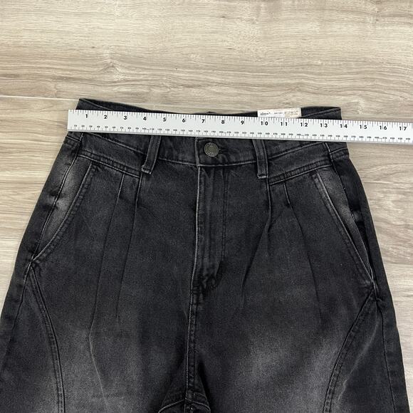 So Good for Life Highest Rise Baggy Black Tapered Leg Jeans Size 7/28 - Picture 3 of 11